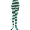 Goth Style Punk Women Striped Pantyhose Rainbow Long Tights Halloween Christmas High Waist Cosplay Stocking Elastic Slim Legging