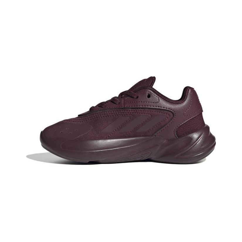Adidas Originals Ozelia Comfortable Versatile Low-Top Slip-Resistant Durable Kids Casual Shoes Kids Sneaker Deep-Purple IG7470
