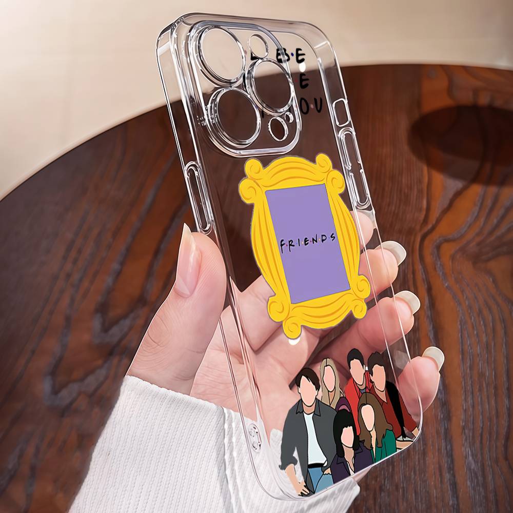 Friends TV Show Phone Case For IPhone 17 16 15 14 13 12 11 Pro Max Mini 16E Shockproof Non-Slip Soft Clear Cover
