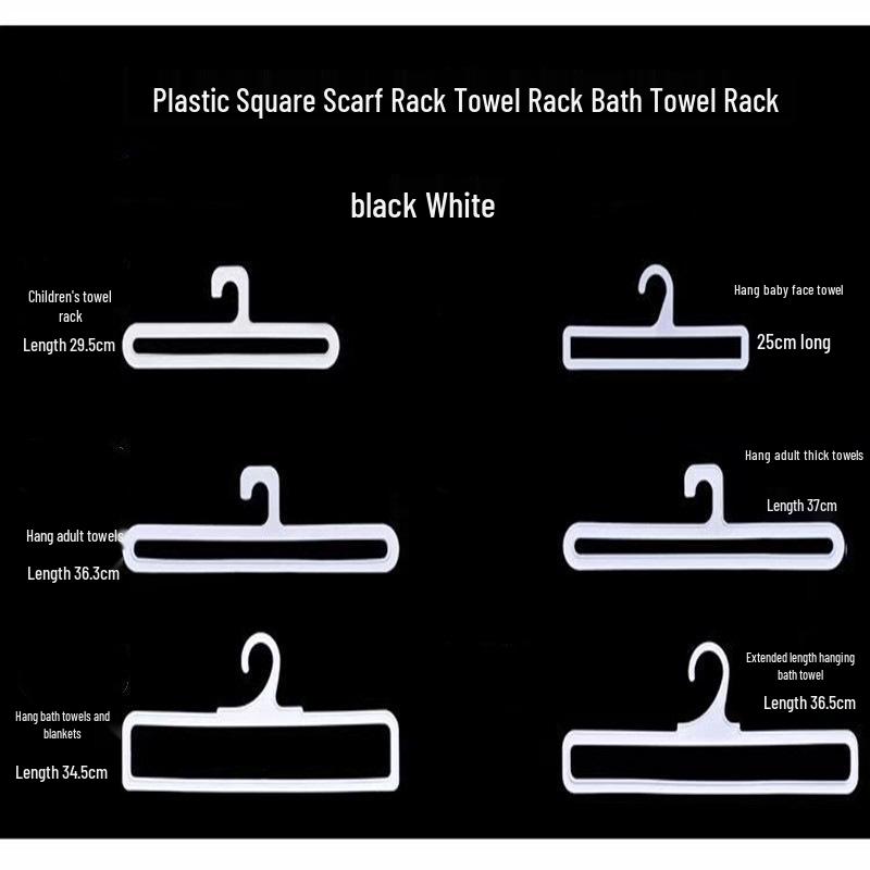 Multi-Purpose Scarf and Towel Hanger for Closet and Bathroom Storage