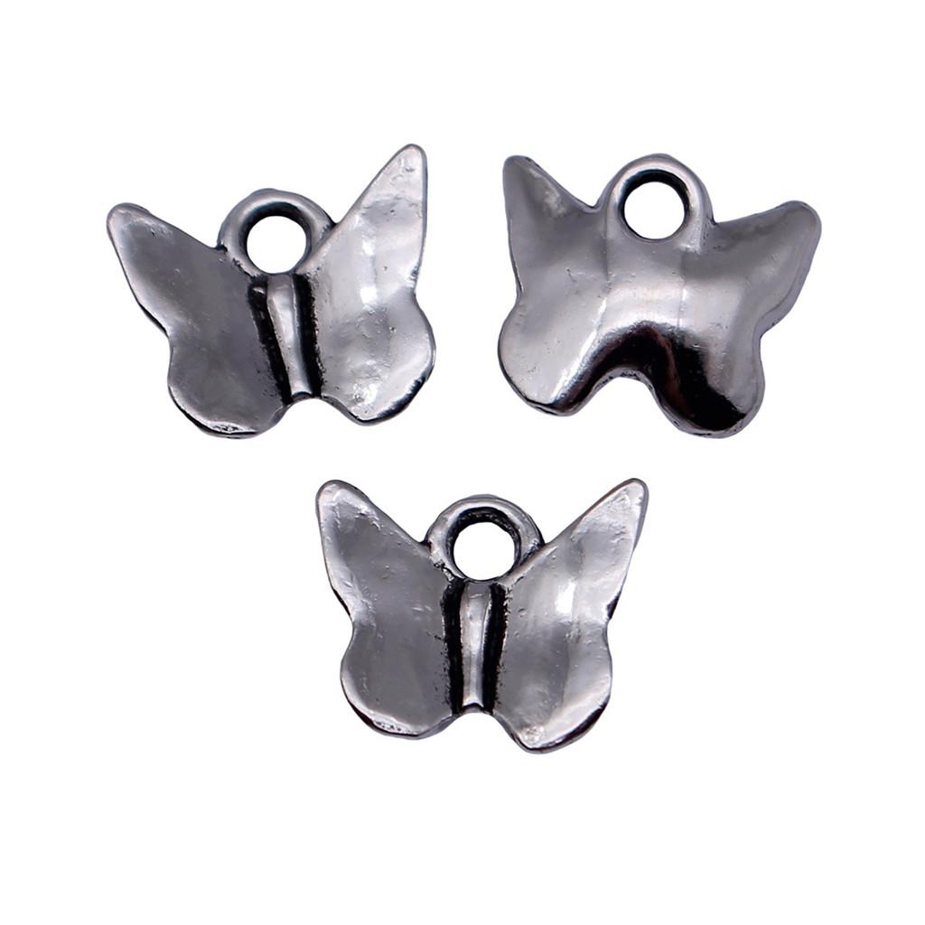 Butterfly Charms Simple Pendants For Minimalist DIY Jewelry Making
