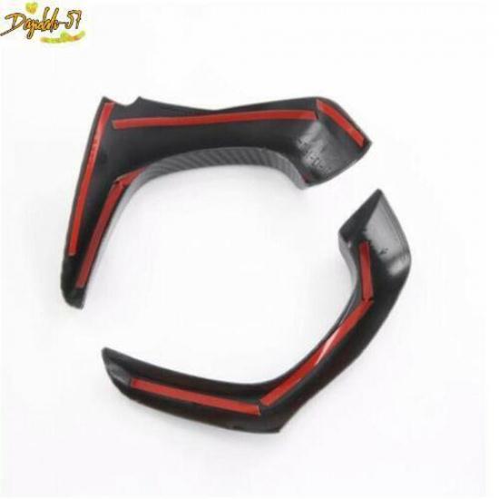 2xCarbon Fiber Front Dashboard Frame Cover Trim For Isuzu D-Max Dmax -