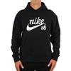 Nike Alphabet Logo Print Long Sleeve Hoodie Men Tops Black CW4383-010