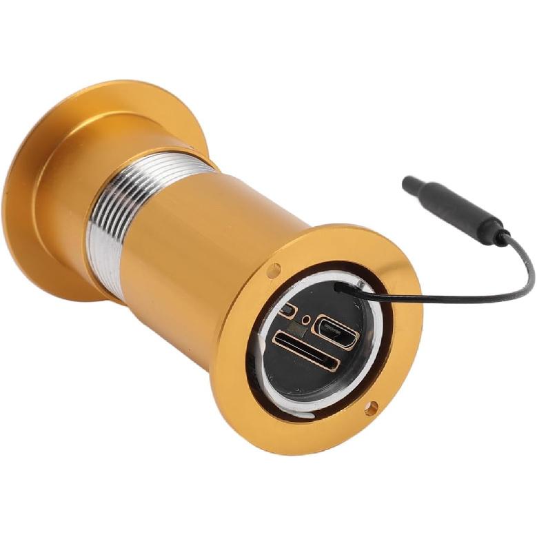 

Камера глазка двери, HD глазок, просмотрщик входной двери с ночным видением, двусторонняя связь, обнаружение движения, управление через приложение, глазок для двери для дома (США