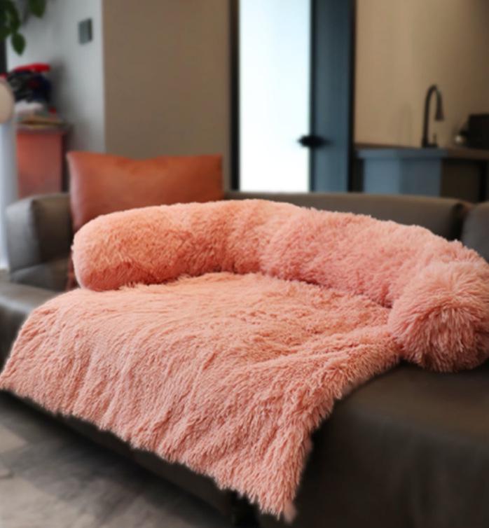 Popular Plush Dog Bed with Blanket - Cozy Pet Nest and Dog Sofa
