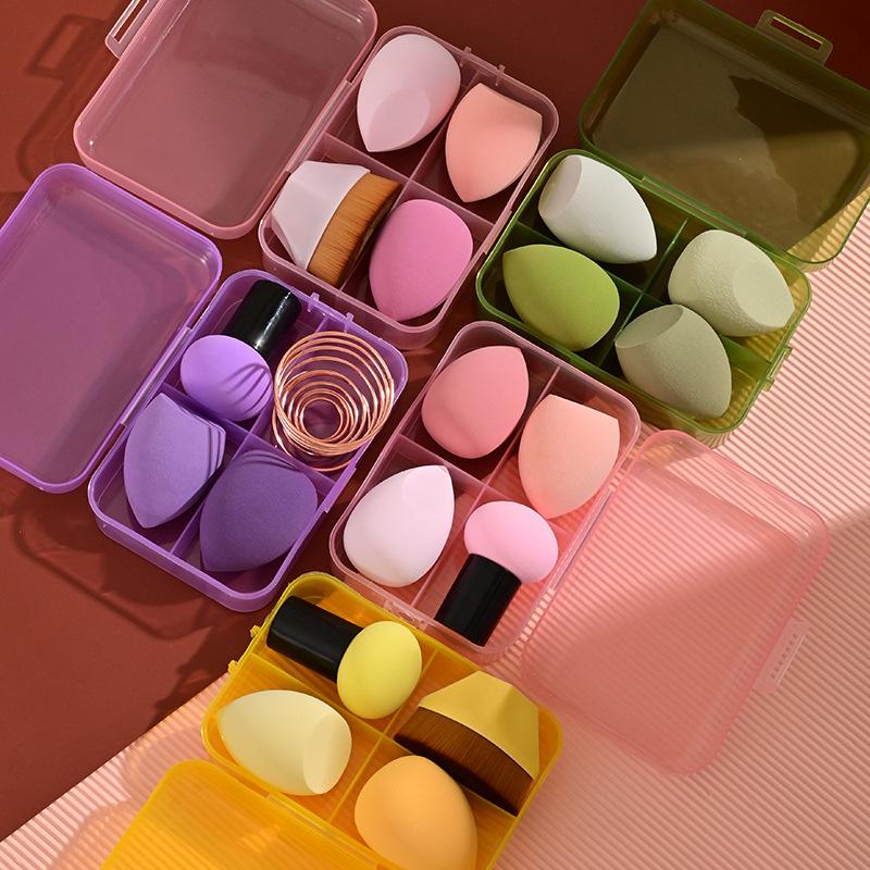 

Набор кистей для тональной основы Magic Foundation Brush & Beauty Egg — мягкий набор инструментов для макияжа