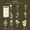 10 Pcs Hollow Long Strip Plant Flower Material Collage DIY Hand Ledger Decorative Collage Material Scrapbooking Material