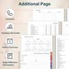 2026 Planner - Planner 2026, Jan. 2026 - Dec. 2026, 11” x 8.5”, 2026 Planner Weekly and Monthly, 2026 Calendar Planner, Colorful Tabs, Back