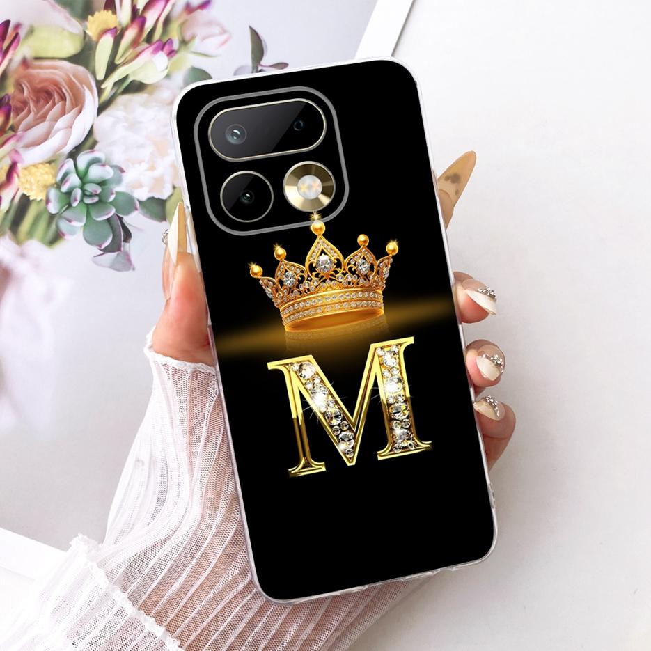 For Realme 16 Pro Case RMX5121 RMX5120 Luxury Crown Letters Cover Soft Slim Phone Case For Realme 16 Pro Plus Realme16 Pro+ Bags