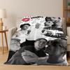Drew Starkey Rafe Cameron Flannel Blanket Soft Warm Blanket Throw Blanket for Bedroom Living Room Bed Travel Picnic Gift Kid