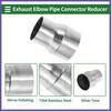 225" to 275inch  OD Mandrel Exhaust Bend Elbow Concentric Reducer Pipe Adapter