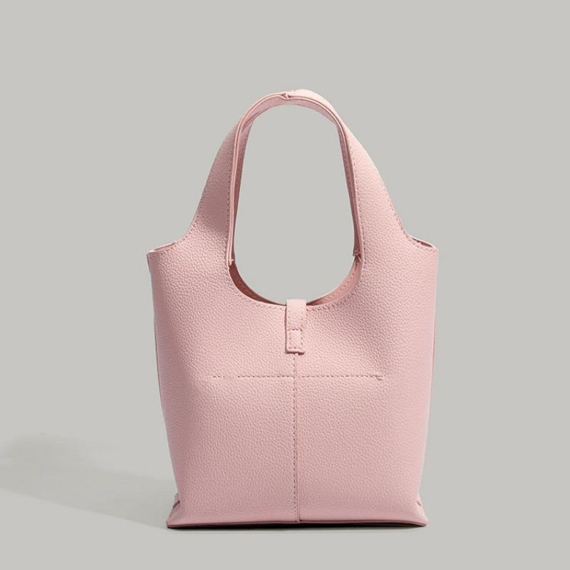 Popular Simple Bucket Bag Small Niche All Hand Crossbody Bag Texture Shoulder Bag