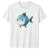 Cute Blue Fish TShirt Marine Life Undersea Birthday Gift For Him And Her