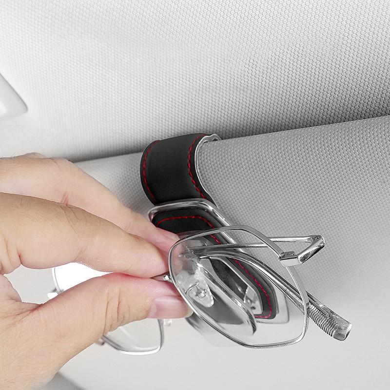 2026 Hot Valve Stems Caps Car Sun Visor Sunglasses Clip Eyeglasses Holder For Volkswagen VW Polo GTI Bora Golf Passat Touareg Tiguan Shar ET1