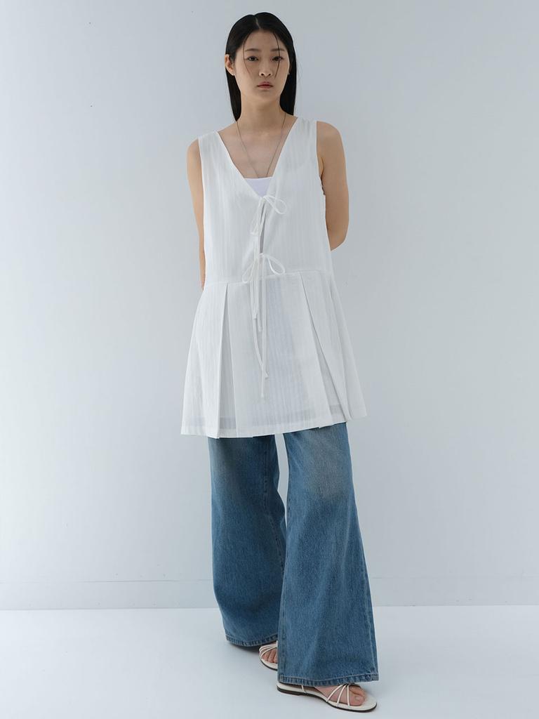 Bemon Mini Two-Way Low-Rise Dress_White