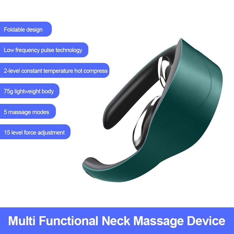 Multi-Function Massage Products Gift Portable Electric Shiatsu Neck & Shoulder Massager Smart Mini Fully Automatic Neck Massager