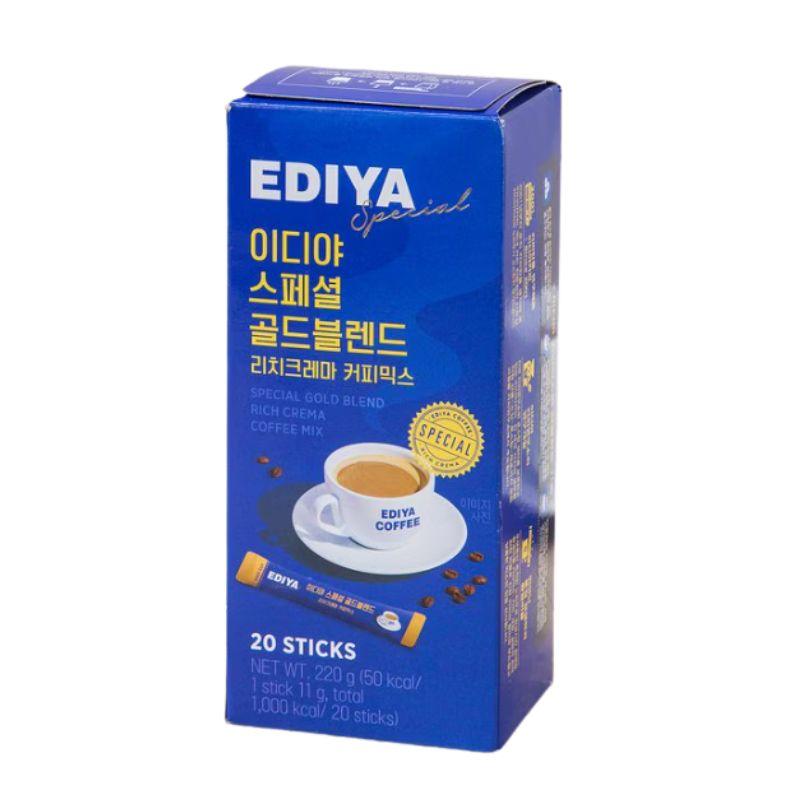 EDIYA Coffee Special Gold Blend Korean Premium Instant Coffee Mix 20 Sticks, 1box/2box 1box(20ea)