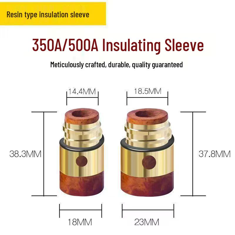 MIG Welding Insulation Sleeve: 350A/500A Welding Gun Gas Shielded Accessories Nozzle Joint for Panasonic