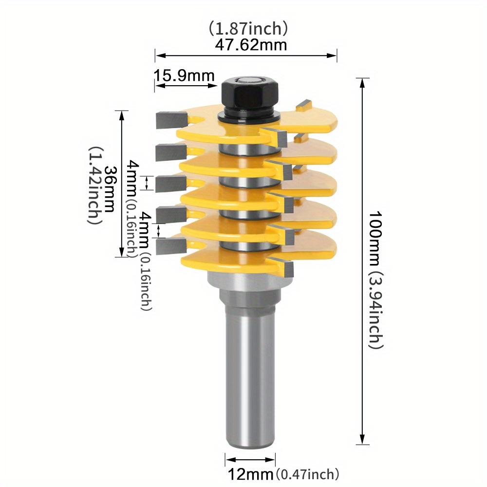 1PC Splicing Knife Splicing Knife Woodworking Milling Cutter Gong Cutter Engraving Machine Milling Cutter Floor Cutter