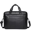 Genuine leather Business men's briefcase  Luxury cowhide official bag 16-inch handbag for men Commuting shoulder computer bag