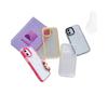 Applicable to Apple 12Pro mobile phone case, transparent anti-drop iphone11 contrasting lens protective case, three-in-one hard case