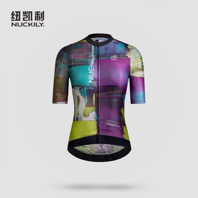 Mens Short Sleeve Cycling Jersey Breathable Quick Dry Graphic Bike Shirt Road