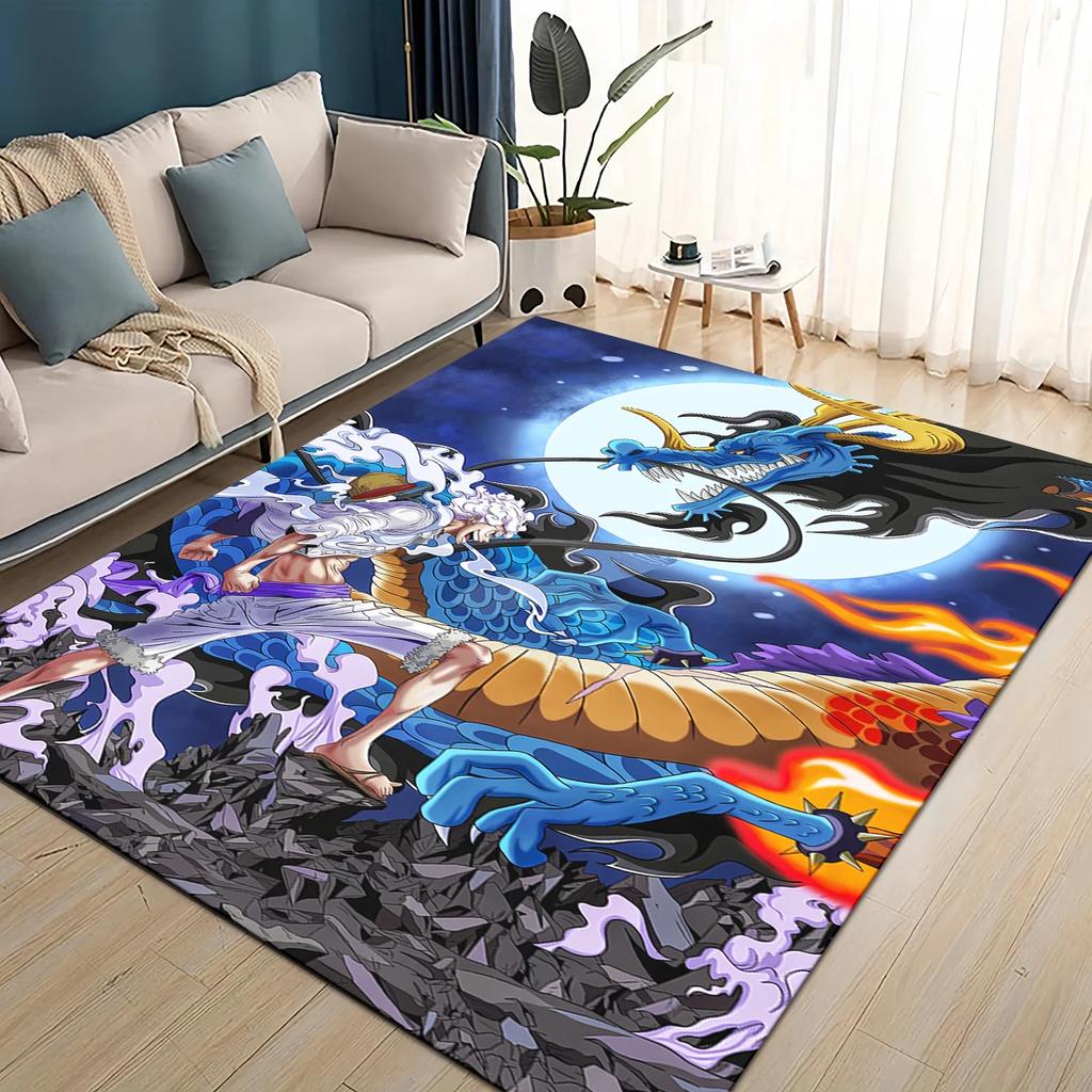 Cartoon 3D One Piece-e Japan Anime Carpet Rug for Living Room Bedroom Home Sofa Decoration,Kids Play Non-slip Floor Mat