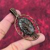 Tree Of Life Eudialyte Pendant Copper Wire Wrapped Pendant Handmade Pendant Eudialyte Jewelry Real Gemstone Pendant Copper Jewelry For Gifts