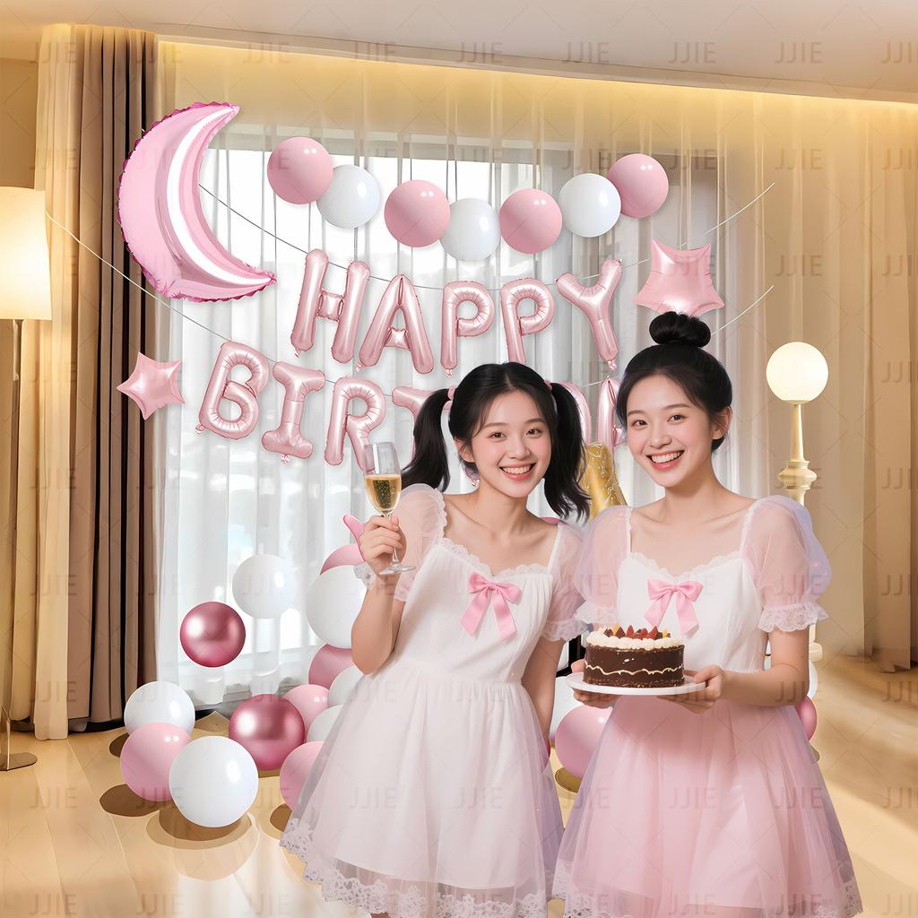 Happy Birthday Surprise For Boys Balloon Party Decorations Scene Arrangement Boyfriend Husband Premium Atmosphere Props