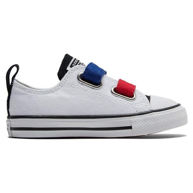 Converse All Star 2V Low Top Canvas Shoes Baby Sneakers White A03596C