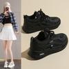 All Black Dad Shoes Autumn Size Not Tired Shoes Sneakers