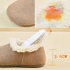 Winter Warm Moccasins for Women Faux Suede Loafers with Fuzzy Plush Lined Non Slip House Flats Shoes Women's Indoor Outdoor Faux Fur Walking Shoes