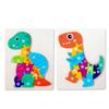 3D Puzzles Dinosaur Animal Vehicle Wood Jigsaw Puzzle Game Kids Learning Montessori Educational Toys Baby Wooden Toys