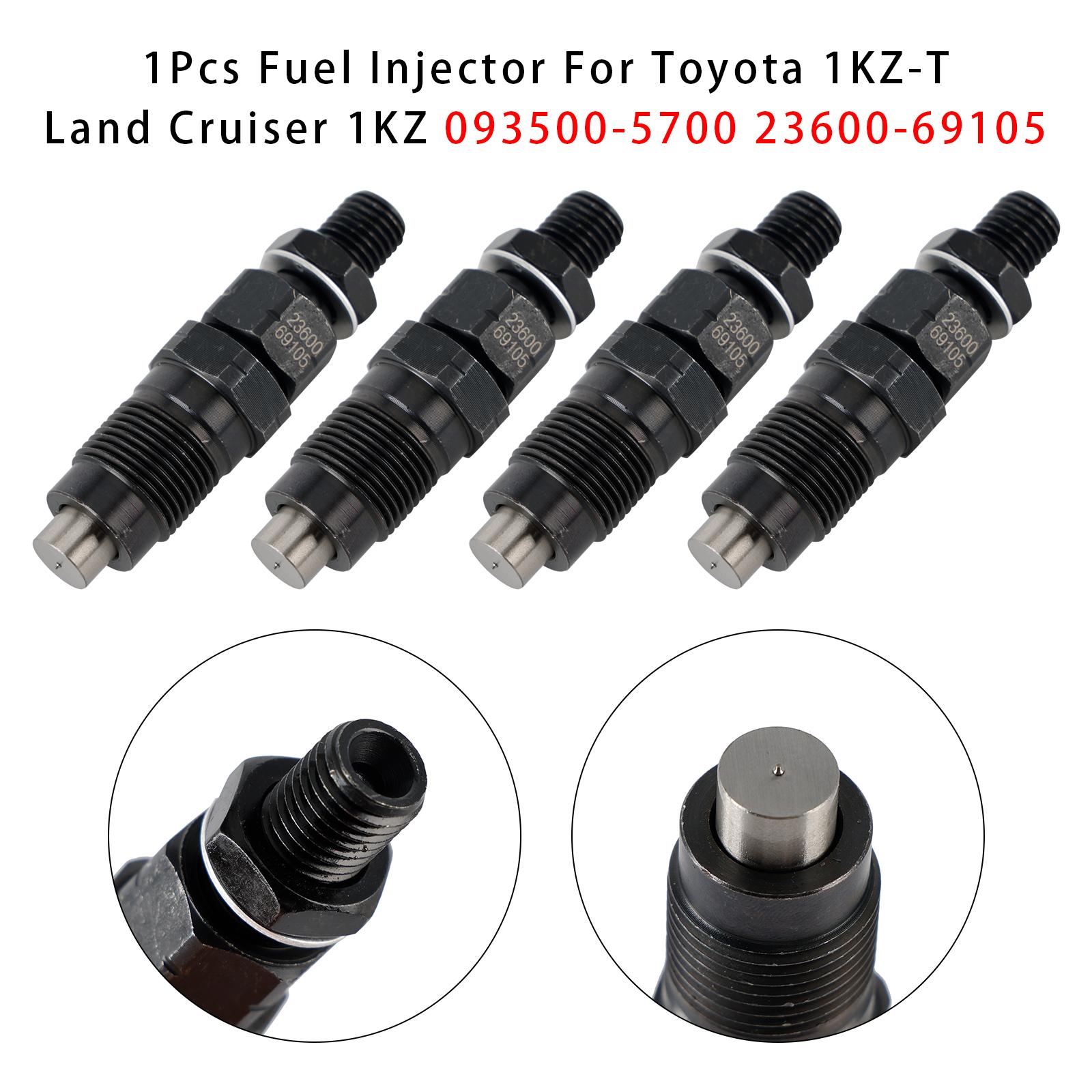 

4Pcs Fuel Injector For Toyota 1KZ-T Land Cruiser 1KZ 093500-5700 23600-69105