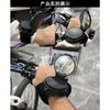 360° Rotating Bicycle Rearview Mirror with Wrist Strap & Adjustable Arm for Ultimate Safety