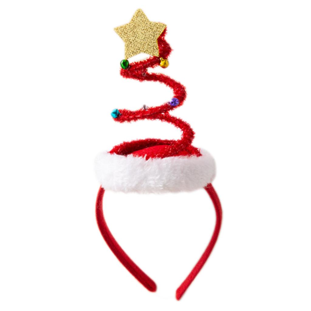 Creative Xmas Headbands Christmas Tree Hair Bands Cute Holiday Party Props