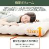 Great for disaster preparedness! Iris Ohyama Air Bed, Single, Beige, 13cm Thick, Extra Thick Volume, Inflates in about 2 minutes with a dedicated pump