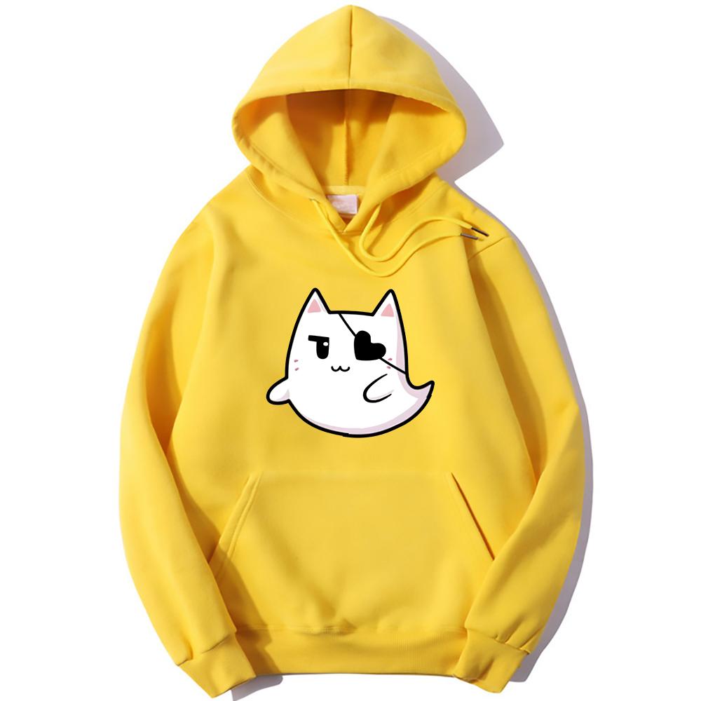 

Nyanners Mascot Gothic Толстовка Hololive Hoodies Streetwear Повседневный панк-топы Винтаж Унисекс Длинный рукав С капюшоном 4XL