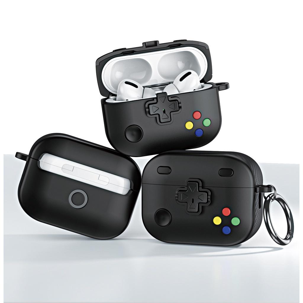 Kreative Hülle für AirPods Pro2 3 2 1 Pro Cover mit Schlüsselanhänger, stoßfestes Gehäuse für kabellose Kopfhörer