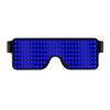 LED Light Up Glasses ABS Material USB Rechargeable Party Performance Glow Eyewear for Concerts Festivals Night Events