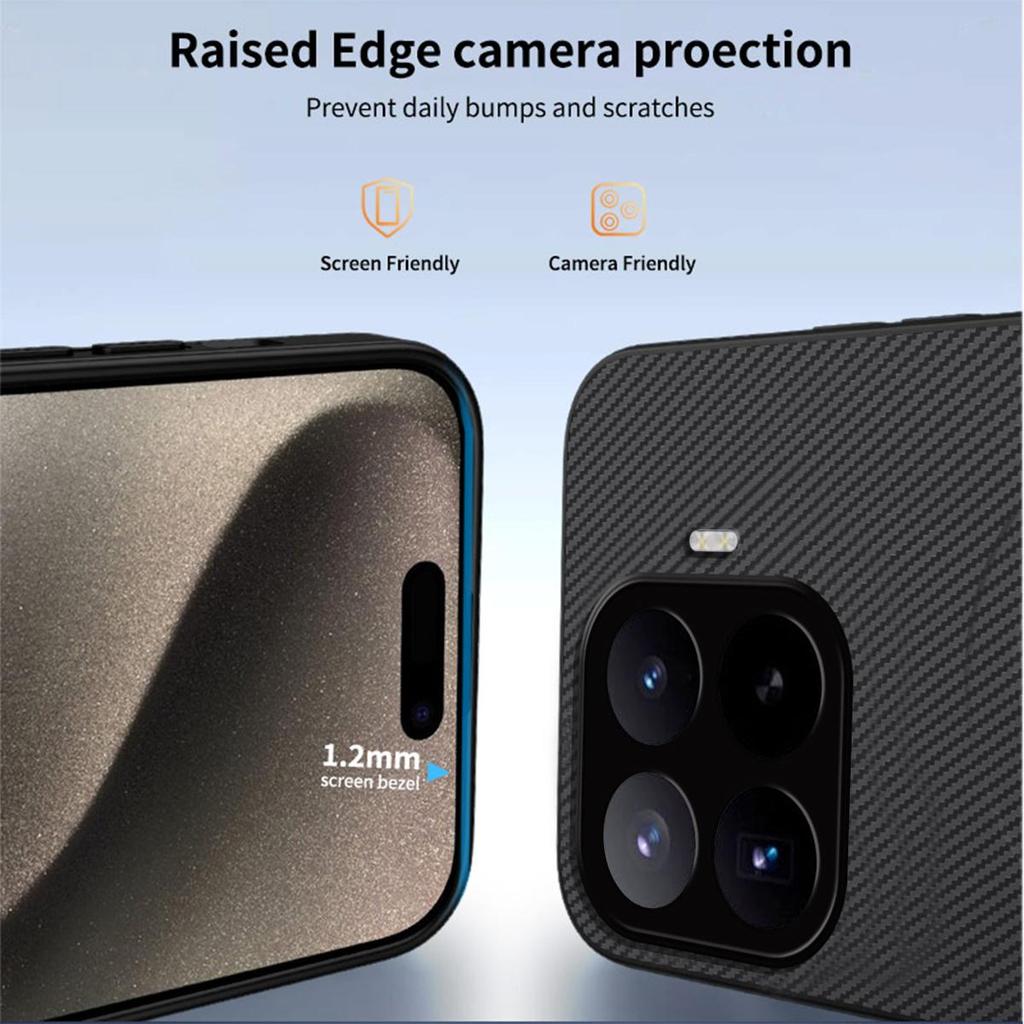 Carbon Fiber Texture TPU Phone Case for Xiaomi 17T Pro,17T Shockproof Soft Cover