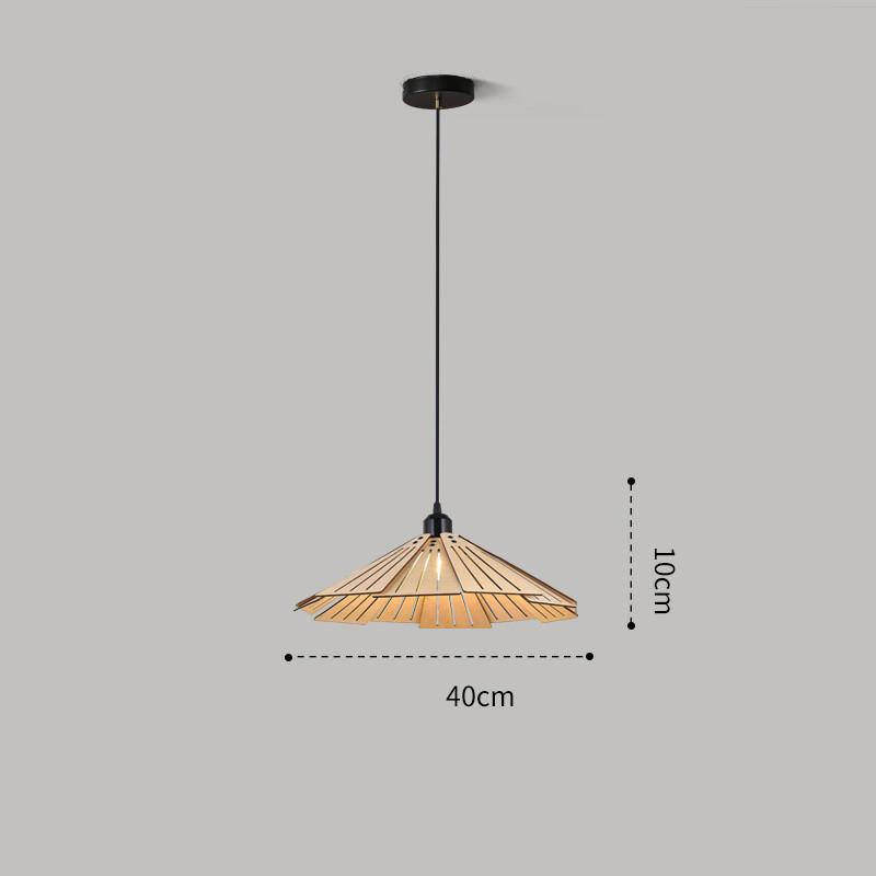 Adjustable Retro Ceiling Light Tea Room Lamp Balcony Pendant Light Dining Room Small High End Woodwork Chandelier