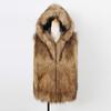 Men's Trendy Slim Fit Faux Fur Mink Sleeveless Vest