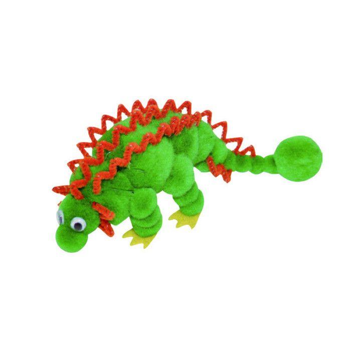 Kids' Stegosaurus Pompom Kit : 1 Character To Create Yourself