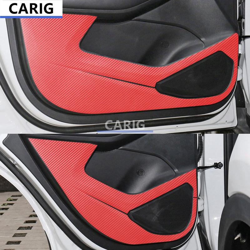 For CHANGAN CS55 PLUS 20-21 Door Anti-kick Sticker Modified Carbon Fiber Pattern Interior Car Film Accessories Modification