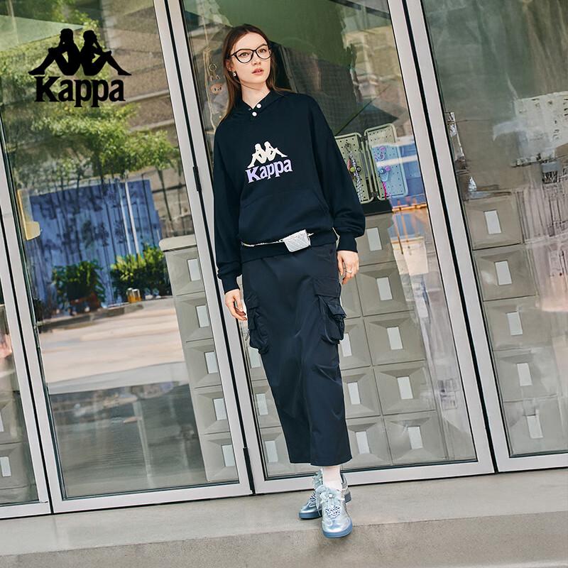 Kappa Unisex Loose Fit Hooded Sweatshirt