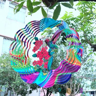 Ornaments Decorations Gift Sculpture Colorful Wind Chimes for Patio Yard Backyard Lawn