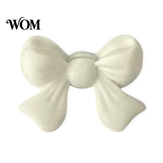 Soft Color Bow Decor Photo Stand, 3D Printed Mini Decorative Rack, Holder Handicraft Display Rack for DIY Crafts Gift Box Packaging Dollhouse