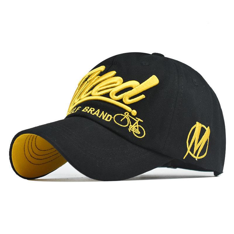 Popular Hat, Broken and Old Fired Large Letter Embroidered Letter Baseball Cap, Pure Cotton Hat