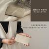 [HIRAMEKI.] Fragment Case, Genuine Leather, Women's Wallet, Slim and Compact, Morris Cashless, William Morris Art, Off-White (Albion White)